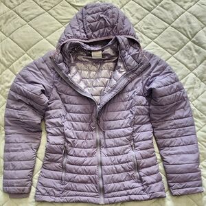 Columbia Women's Lavender Puffer Jacket